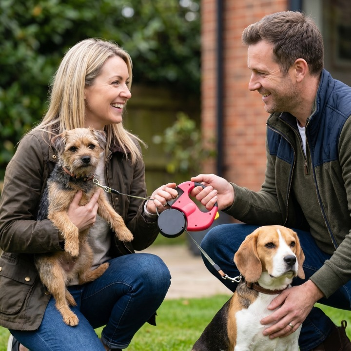 PawLead Dual Retractable Leash