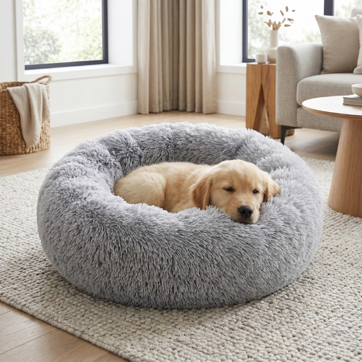PawDonut Calming Pet Bed