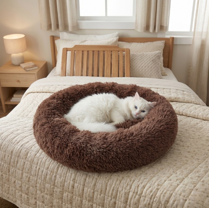 PawDonut Calming Pet Bed
