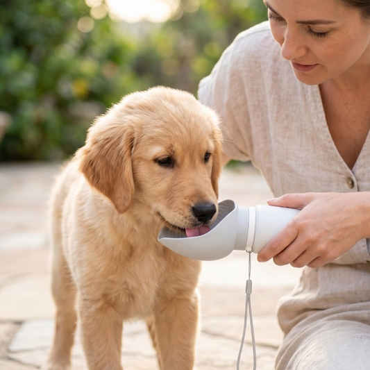 PawDrop Travel Water Bottle