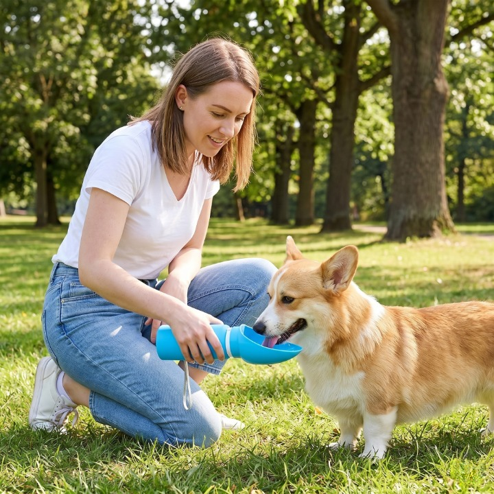 PawDrop Travel Water Bottle